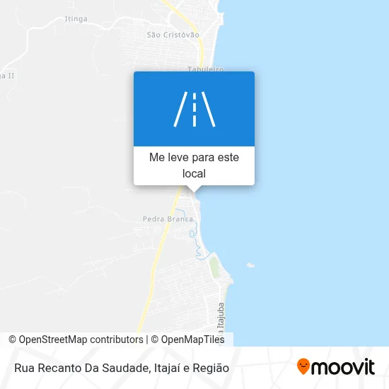 Rua Recanto Da Saudade mapa