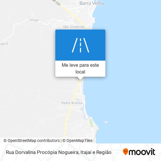 Rua Dorvalina Procópia Nogueira mapa