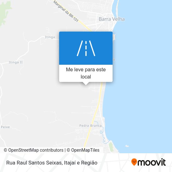 Rua Raul Santos Seixas mapa