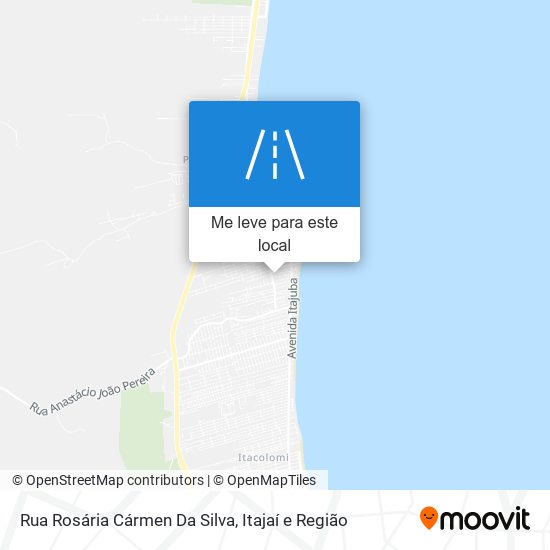 Rua Rosária Cármen Da Silva mapa