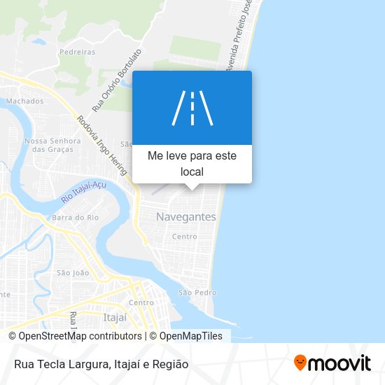 Rua Tecla Largura mapa