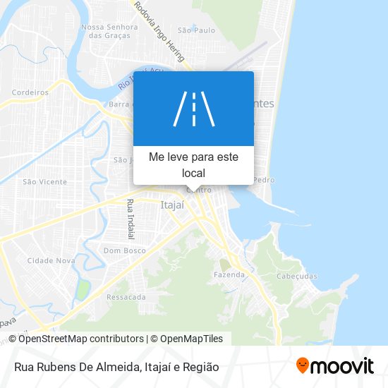 Rua Rubens De Almeida mapa