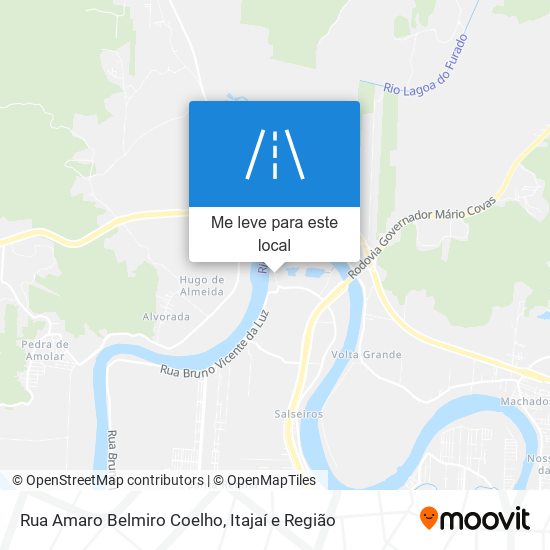 Rua Amaro Belmiro Coelho mapa