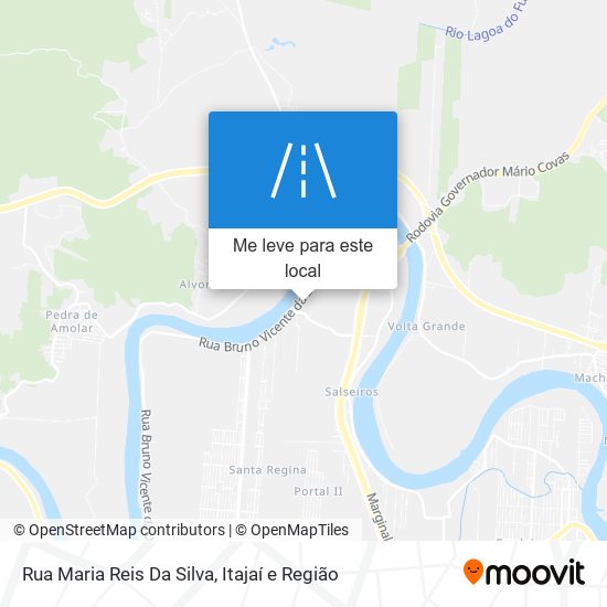 Rua Maria Reis Da Silva mapa