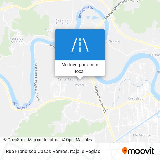 Rua Francisca Casas Ramos mapa