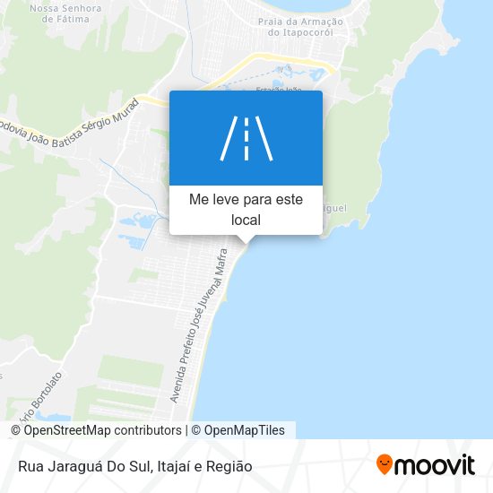 Rua Jaraguá Do Sul mapa