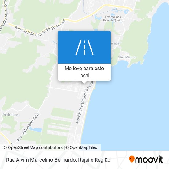 Rua Alvim Marcelino Bernardo mapa