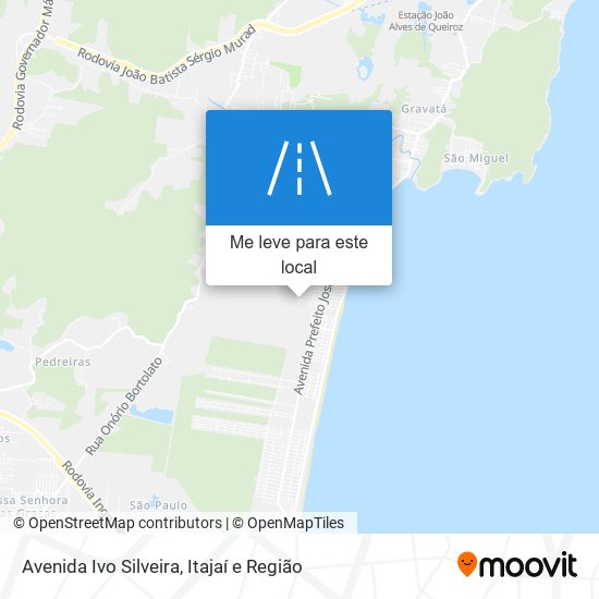 Avenida Ivo Silveira mapa