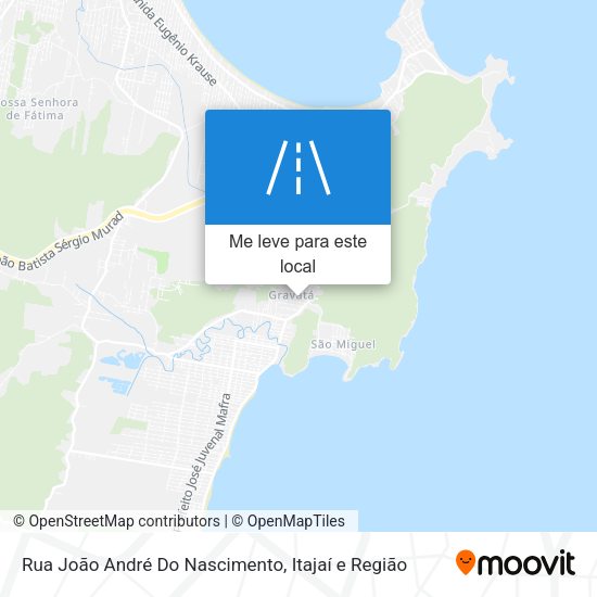 Rua João André Do Nascimento mapa