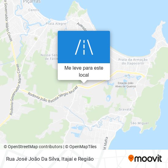 Rua José João Da Silva mapa