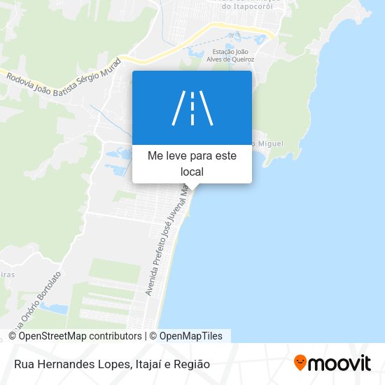 Rua Hernandes Lopes mapa