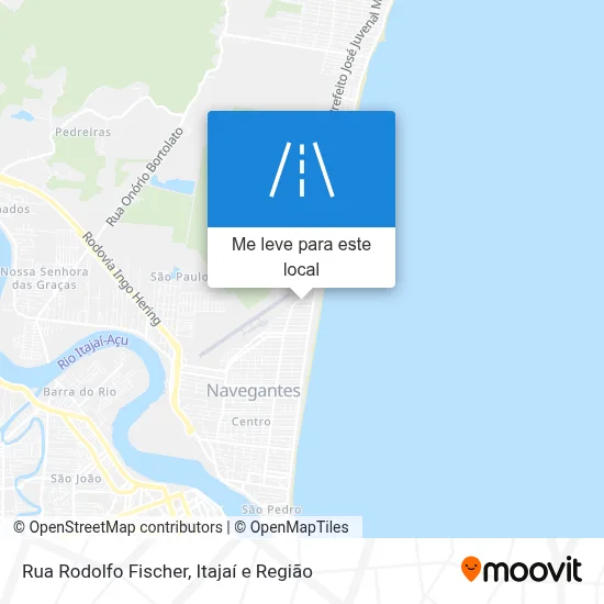 Rua Rodolfo Fischer mapa