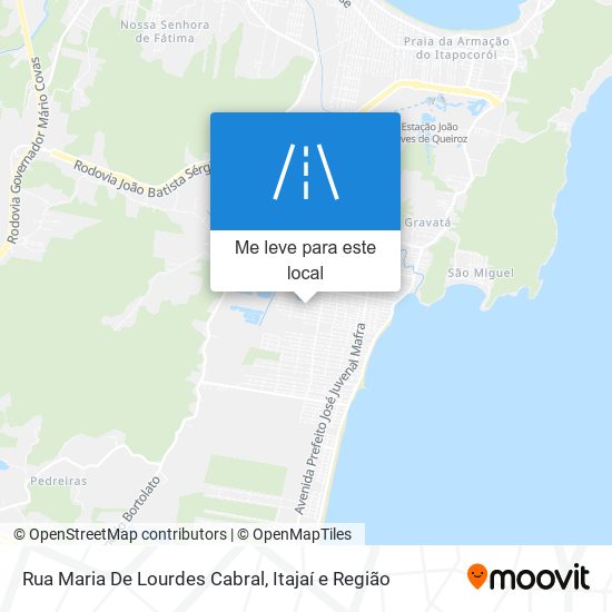 Rua Maria De Lourdes Cabral mapa