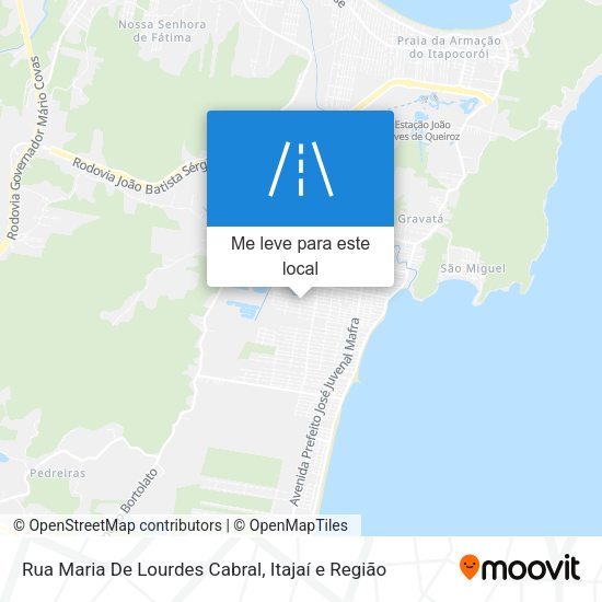 Rua Maria De Lourdes Cabral mapa