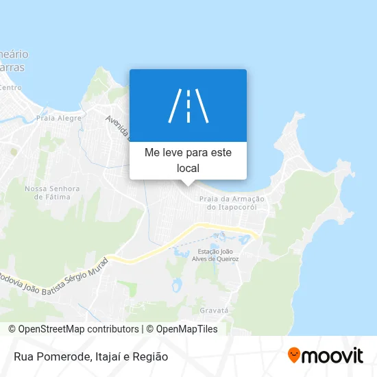 Rua Pomerode mapa