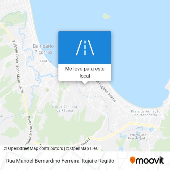 Rua Manoel Bernardino Ferreira mapa