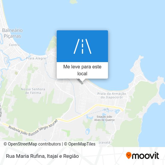 Rua Maria Rufina mapa