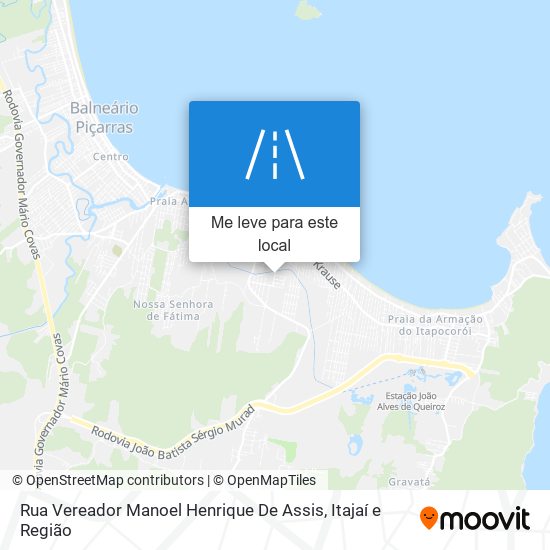 Rua Vereador Manoel Henrique De Assis mapa