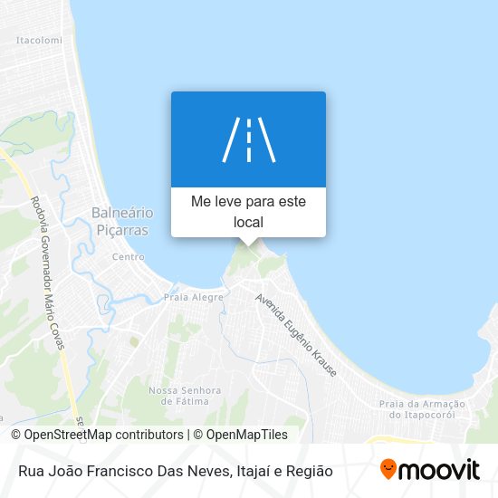 Rua João Francisco Das Neves mapa