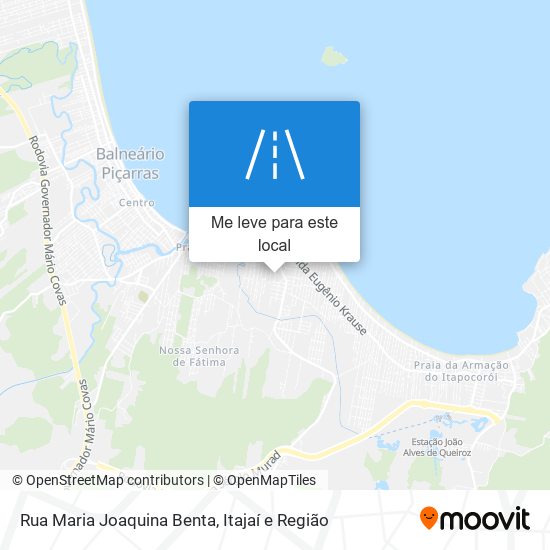 Rua Maria Joaquina Benta mapa