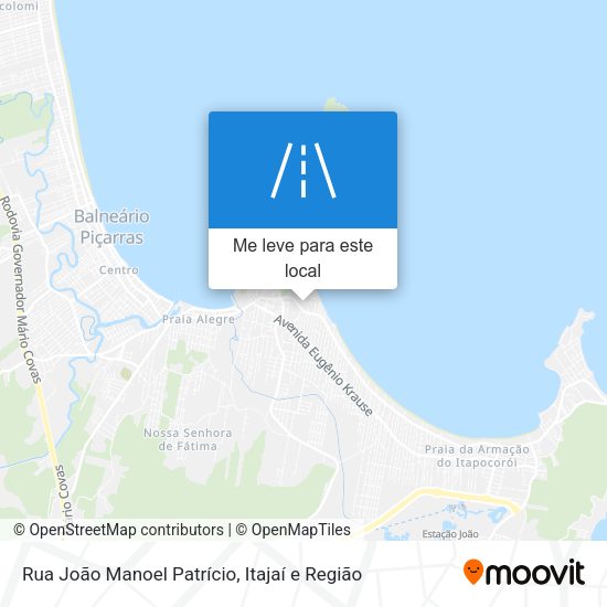 Rua João Manoel Patrício mapa