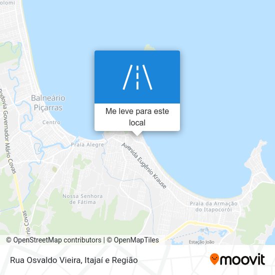 Rua Osvaldo Vieira mapa