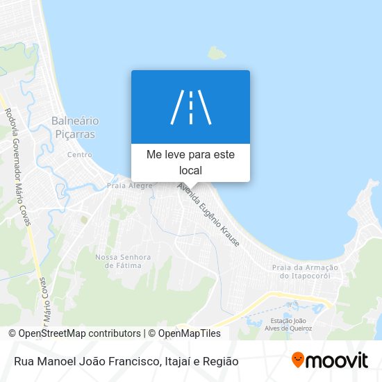 Rua Manoel João Francisco mapa