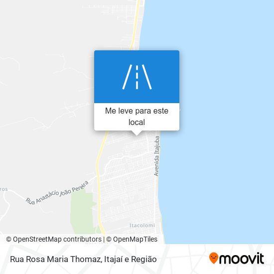 Rua Rosa Maria Thomaz mapa