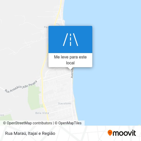Rua Maraú mapa
