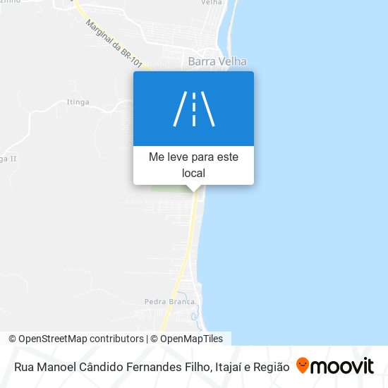 Rua Manoel Cândido Fernandes Filho mapa