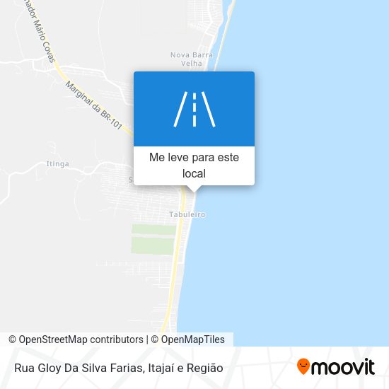 Rua Gloy Da Silva Farias mapa