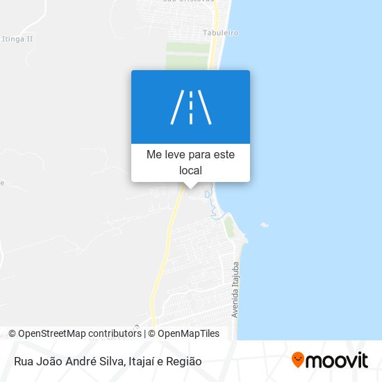 Rua João André Silva mapa
