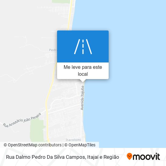 Rua Dalmo Pedro Da Silva Campos mapa