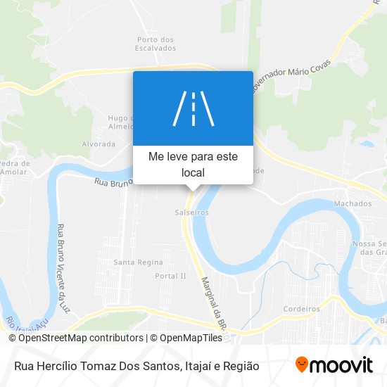 Rua Hercílio Tomaz Dos Santos mapa