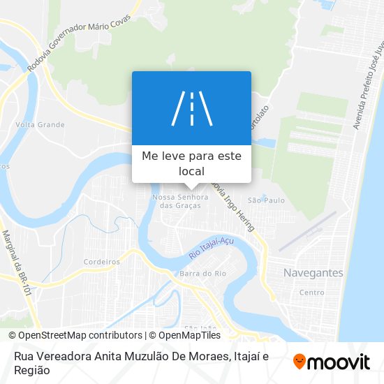 Rua Vereadora Anita Muzulão De Moraes mapa