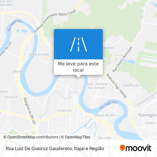 Rua Luiz De Queiroz Gaudereto mapa