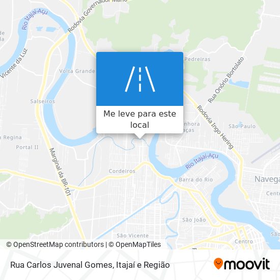 Rua Carlos Juvenal Gomes mapa
