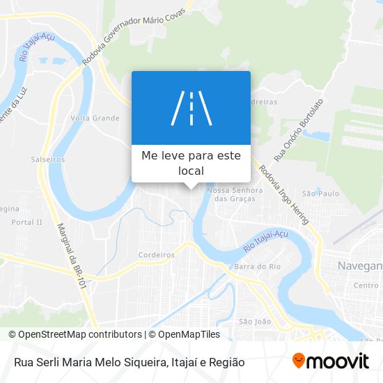 Rua Serli Maria Melo Siqueira mapa