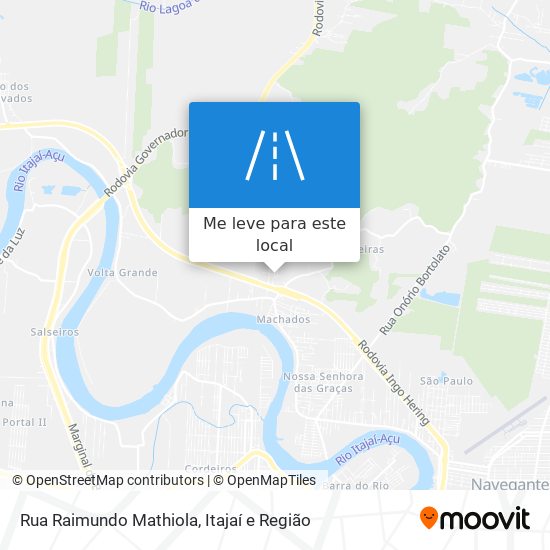 Rua Raimundo Mathiola mapa