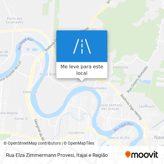 Rua Elza Zimmermann Provesi mapa