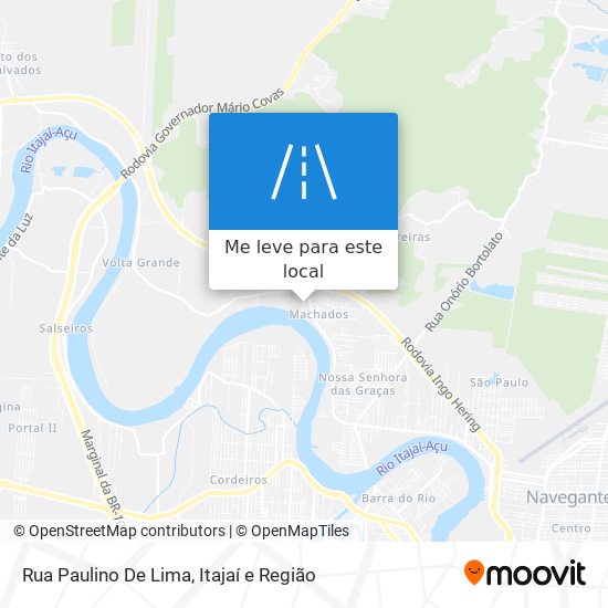 Rua Paulino De Lima mapa