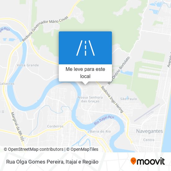 Rua Olga Gomes Pereira mapa