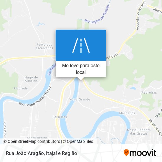Rua João Aragão mapa