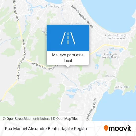 Rua Manoel Alexandre Bento mapa