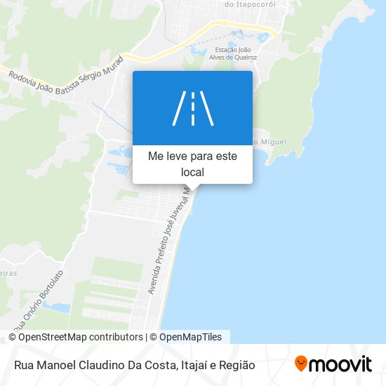 Rua Manoel Claudino Da Costa mapa