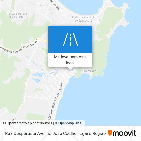 Rua Desportista Avelino José Coelho mapa