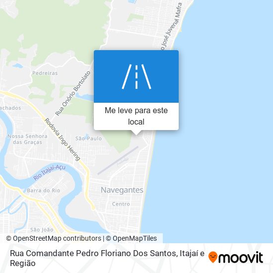 Rua Comandante Pedro Floriano Dos Santos mapa