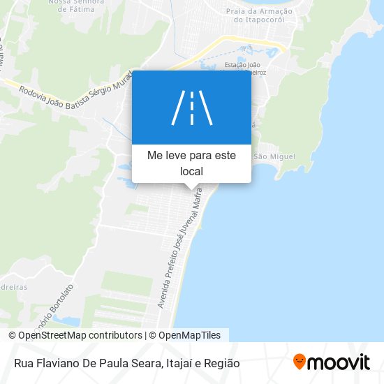 Rua Flaviano De Paula Seara mapa