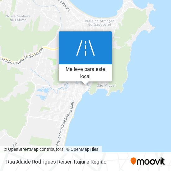 Rua Alaíde Rodrigues Reiser mapa