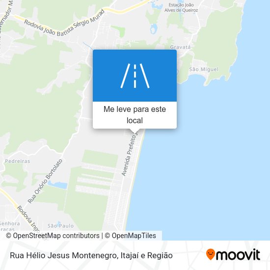 Rua Hélio Jesus Montenegro mapa